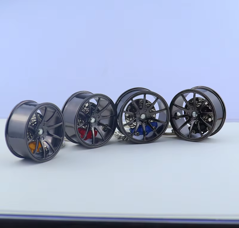 F1 Wheel Hub Keychain