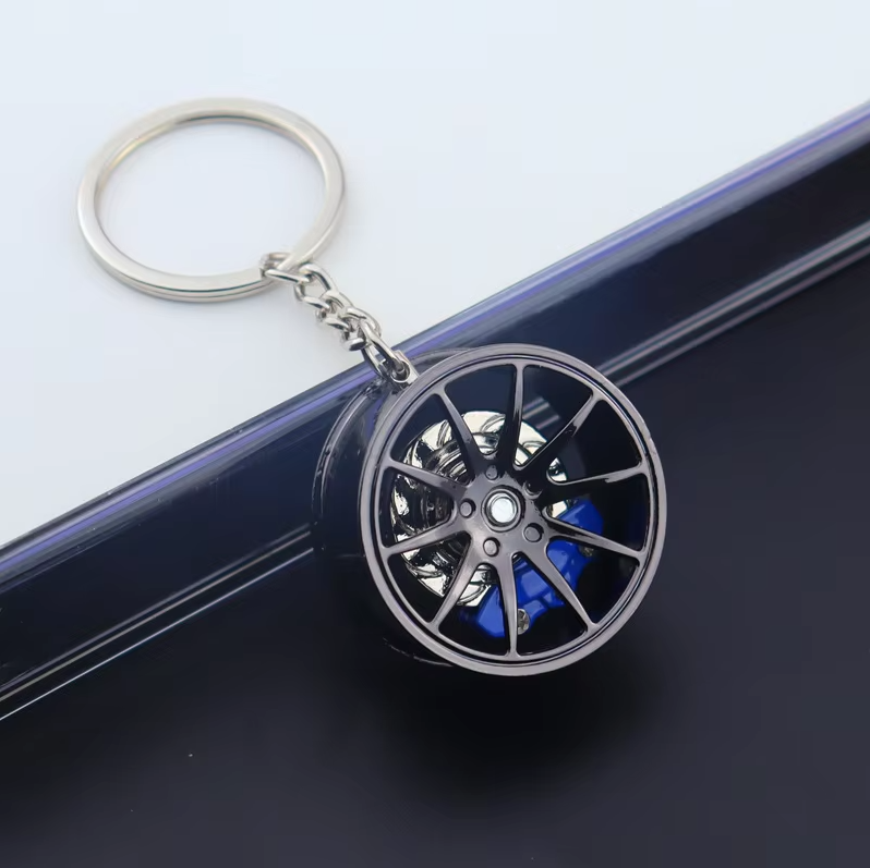 F1 Wheel Hub Keychain