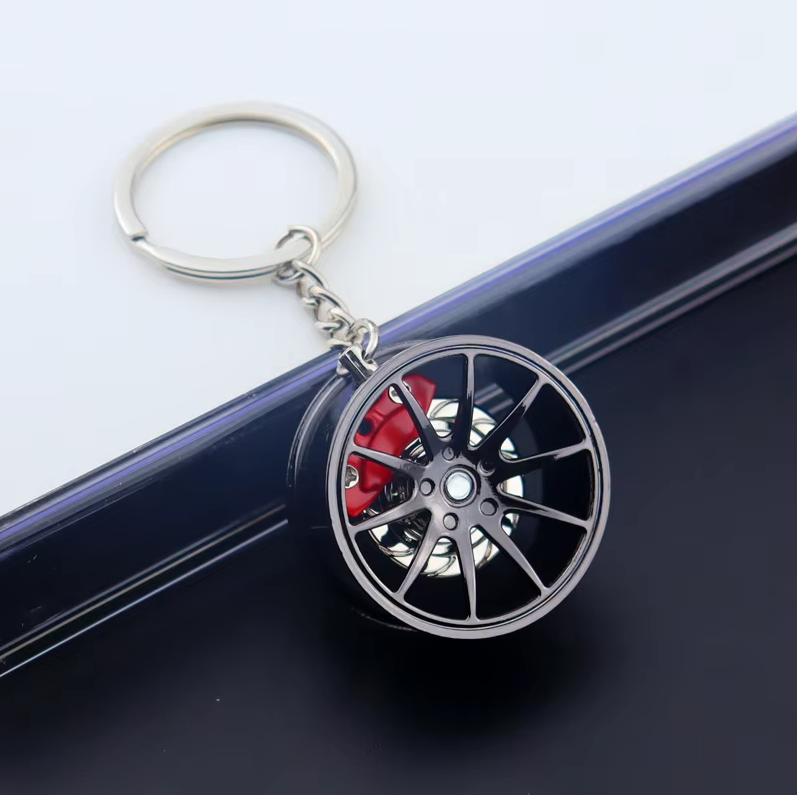 F1 Wheel Hub Keychain